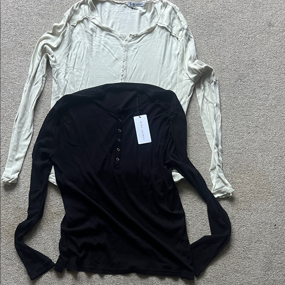 Mika Jaymes Men’s long sleeve  Henley